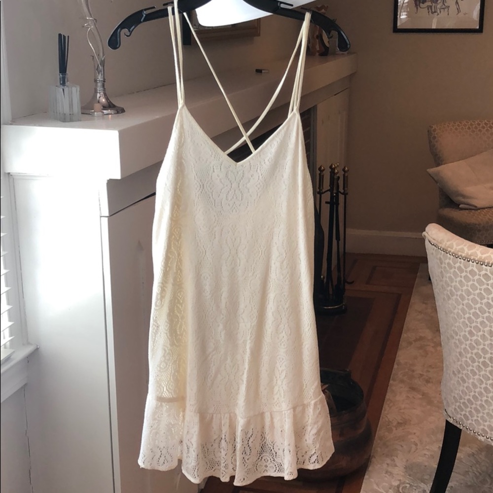 Strappy crochet dress
